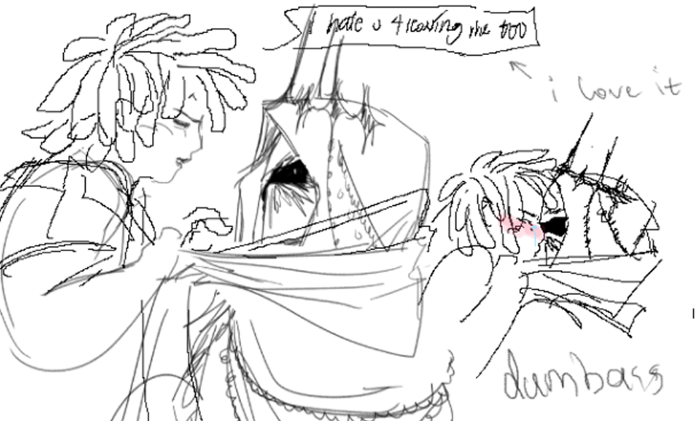 serpiobscura's tweet photo. #slimeknight (yuri) vessel dynamics i was thinking bout...   vessel (submissive like a guard dog) x non-vessel (sheep that won't stop sticking head btwn their jaws...) is veryyy fun in either direction
https://t.co/gLvxU81jYB https://t.co/5aqZpkDIKR