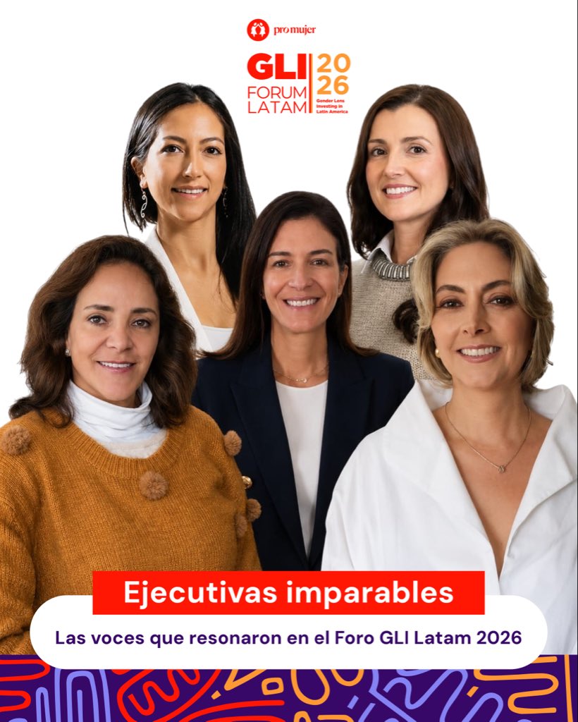 promujer's tweet photo. Lo que estas ejecutivas imparables dejaron resonando en el #GLILatam2026 no se queda en el stage.
Un hilo. 🧵👇 https://t.co/lWw5BONsK9