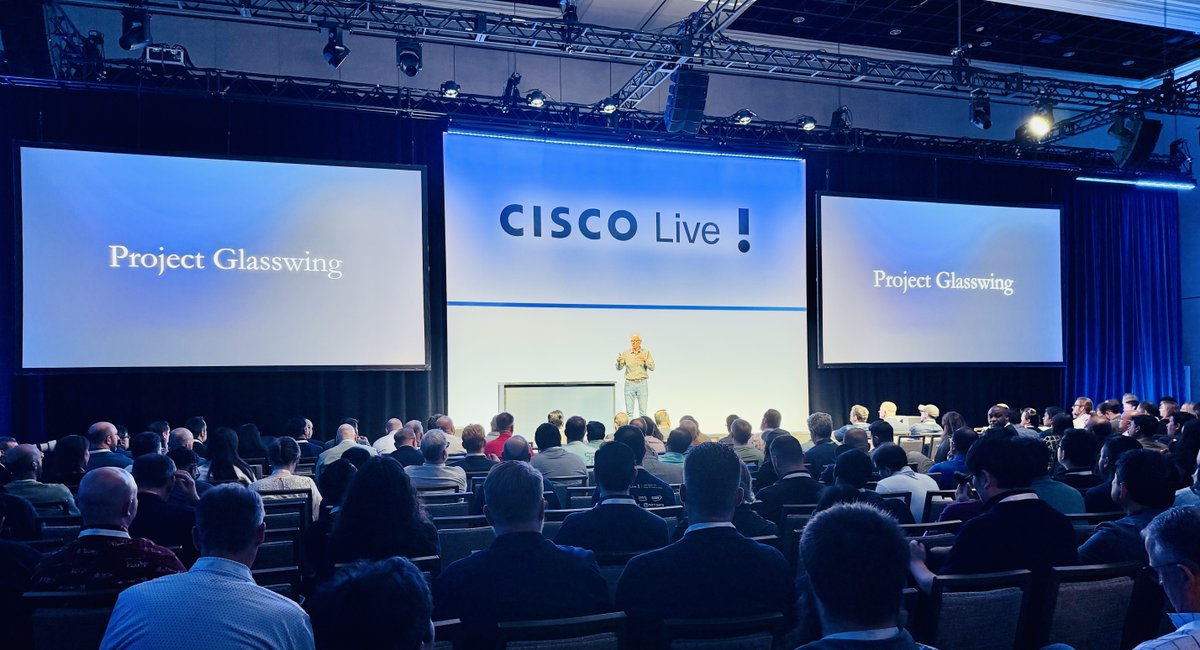 CiscoSP360's tweet photo. What does it take to operate your data center at agentic scale? 🤖🏢 
 
In today’s #CiscoLive conversation with leaders from Cisco and ServiceNow, the answer was clear: simplified ops and security at every layer. 

Explore Cisco AgenticOps innovations:
https://t.co/zy1KRNZVE7 https://t.co/1obohReSY9