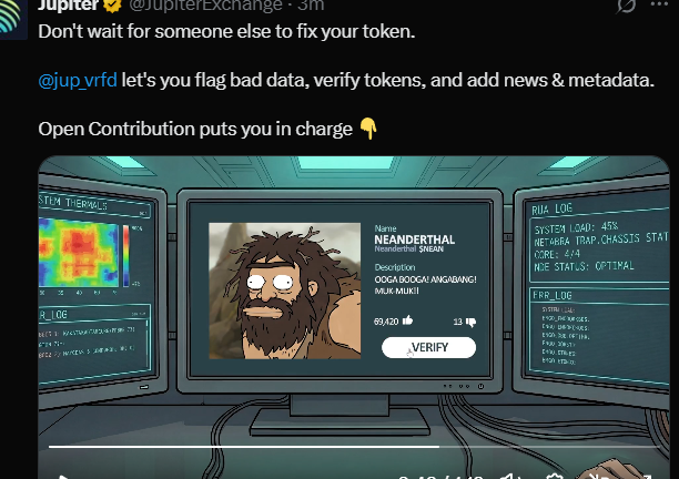 3x777x's tweet photo. wtf jup just made a coin in their new video

go to 43 seconds in https://t.co/UQw9g0x8lp