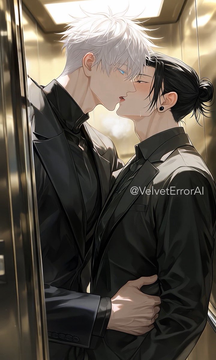 VelvetErrorAI's tweet photo. Maybe elevators should have cameras.

Then again…

some moments are better left undocumented 😏

Full set on Patreon: https://t.co/jgMNrwdy0F

#GojoSatoru #SuguruGeto #SatoSugu #JujutsuKaisen #JJK #BL #AnimeShip #Yaoi #bara #nsfw https://t.co/xLRYRJlsHn