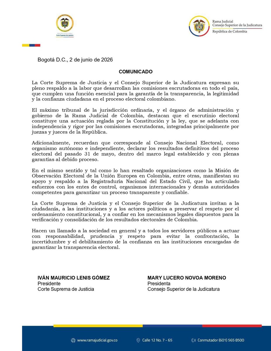 agaviriau's tweet photo. Las instituciones en Colombia no van a permitir que un presidente autoritario ponga en riesgo a la democracia https://t.co/XykPGxBwPM