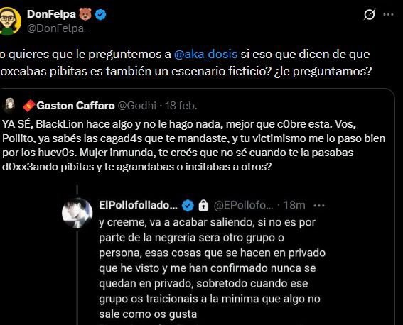 Elpollofollo's tweet photo. Hablamos de ti Don Felpa que te ardiste con un meme sobre que los malitos no fueron quienes hicieron tu D0 x que me amenazaste con un d0  xxer? https://t.co/NScL7UVY01