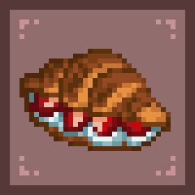papilionesque's tweet photo. Croissant!! 🍓🥐
32x32
#weeklypixels #pixelart https://t.co/TCU66OgUmV