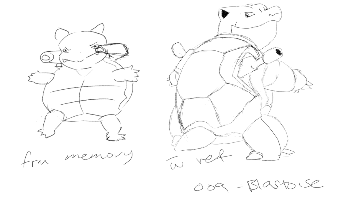 SY4C0_'s tweet photo. drawing #pokemon from memory and then with a reference, so I can practice drawing and observation skills!  

day 9: blastoise

 LIL SKRUNKLY <3

[ #artshare #artmoots #artchallenge ] https://t.co/W0grGSjXKd