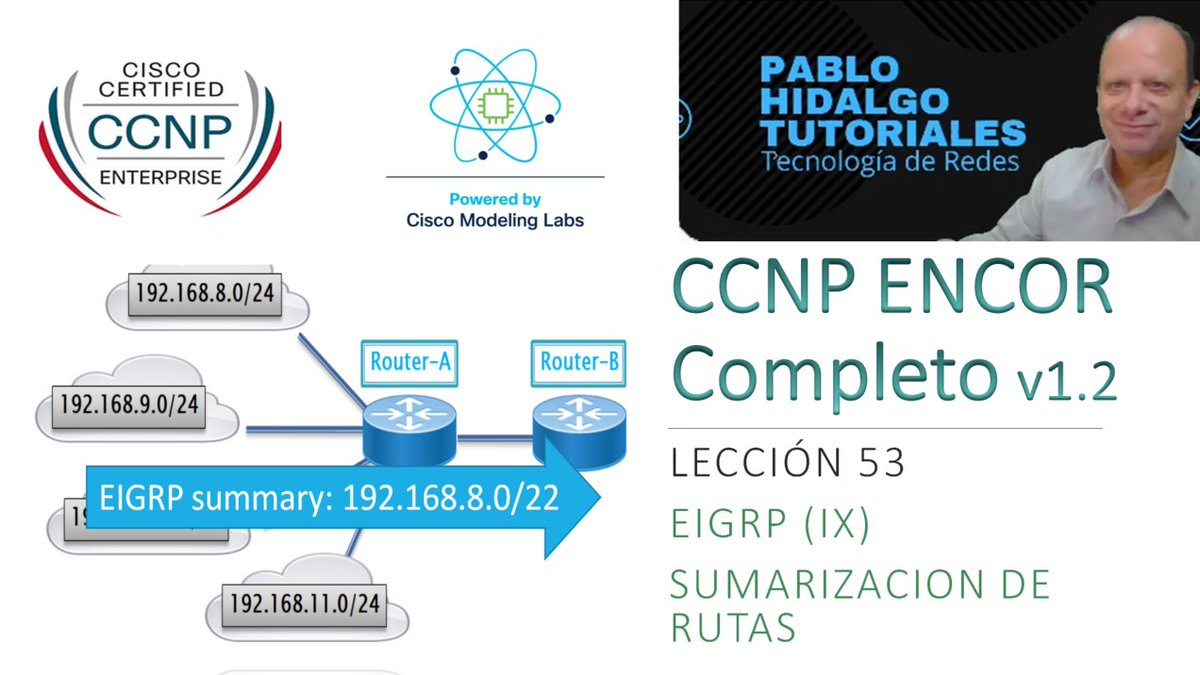 PabloHidalgoM50's tweet photo. 🚀 ¡Es momento de avanzar al nivel profesional!
Ya está disponible en mi canal de YouTube la Lección 53 de la serie CCNP ENCOR Completo.
📚 ¡Prepárate, sube de nivel y destaca en el mundo de las redes!
https://t.co/BBiMJX521K
#pablohidalgotutoriales https://t.co/tciQfwDIFU