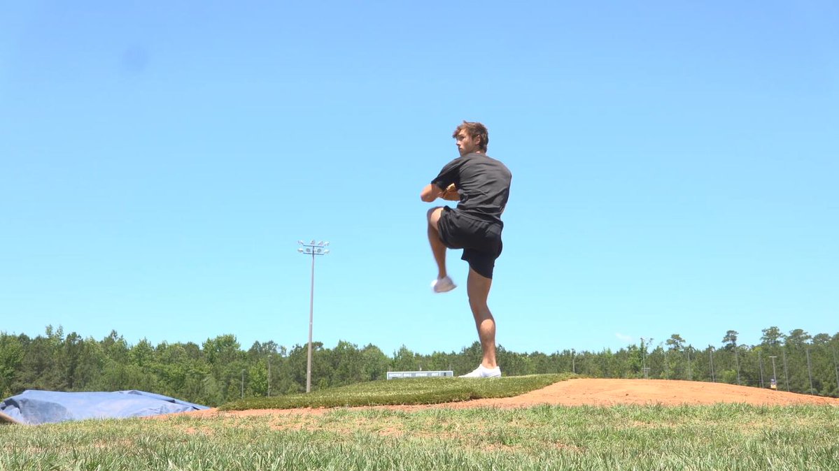 WITN's tweet photo. Harrison Corey hit 97 mph on the radar gun this week, just nine months after receiving elbow surgery.

Story: https://t.co/nlfmYyiWEt https://t.co/Kyf56J3oMQ