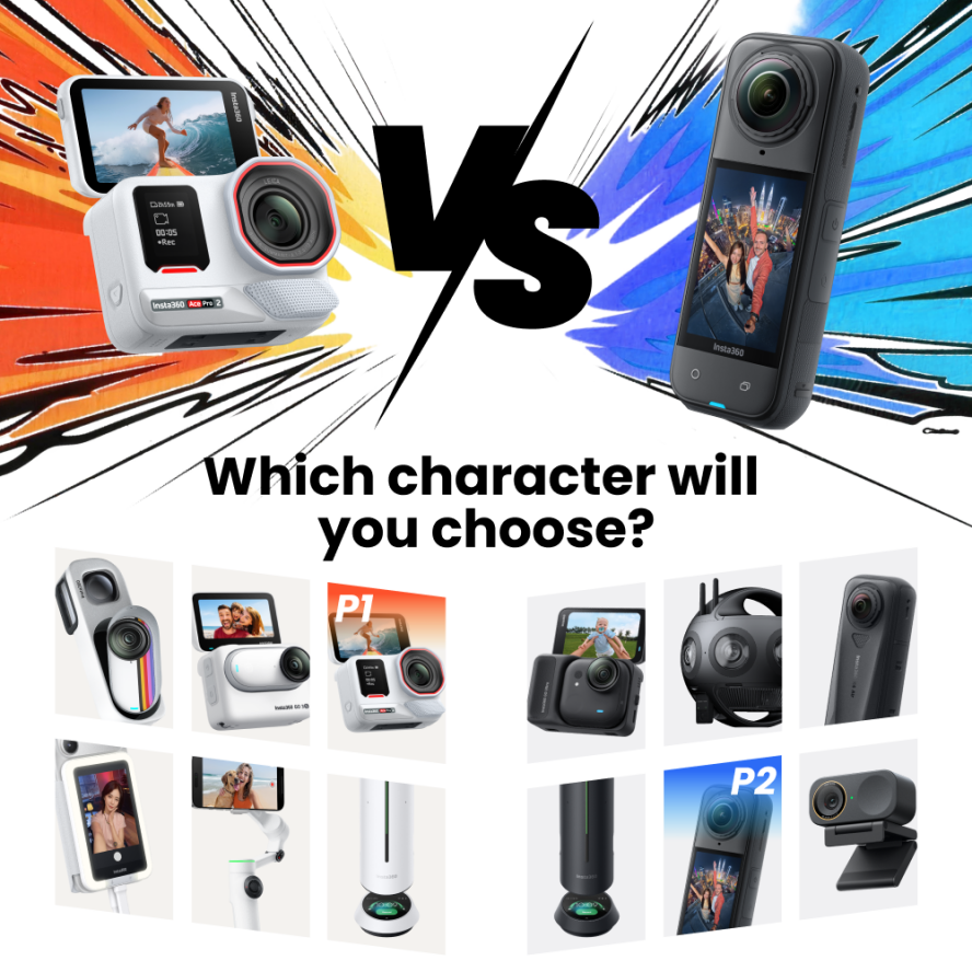 insta360's tweet photo. Pick your Character 👀 Drop your main down below👇 https://t.co/9qfXWAjdR2
