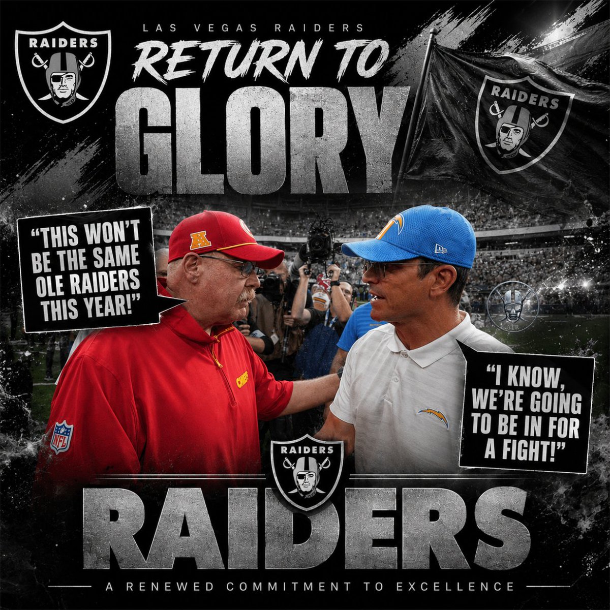 AllThingsLVR's tweet photo. This is about to get real! #Raiders are building a bully in the mold of Brady, Spytek, and Kubiak!  There's no way this isn't being whispered throughout the AFC West.👇 https://t.co/uGm2IWRd5i