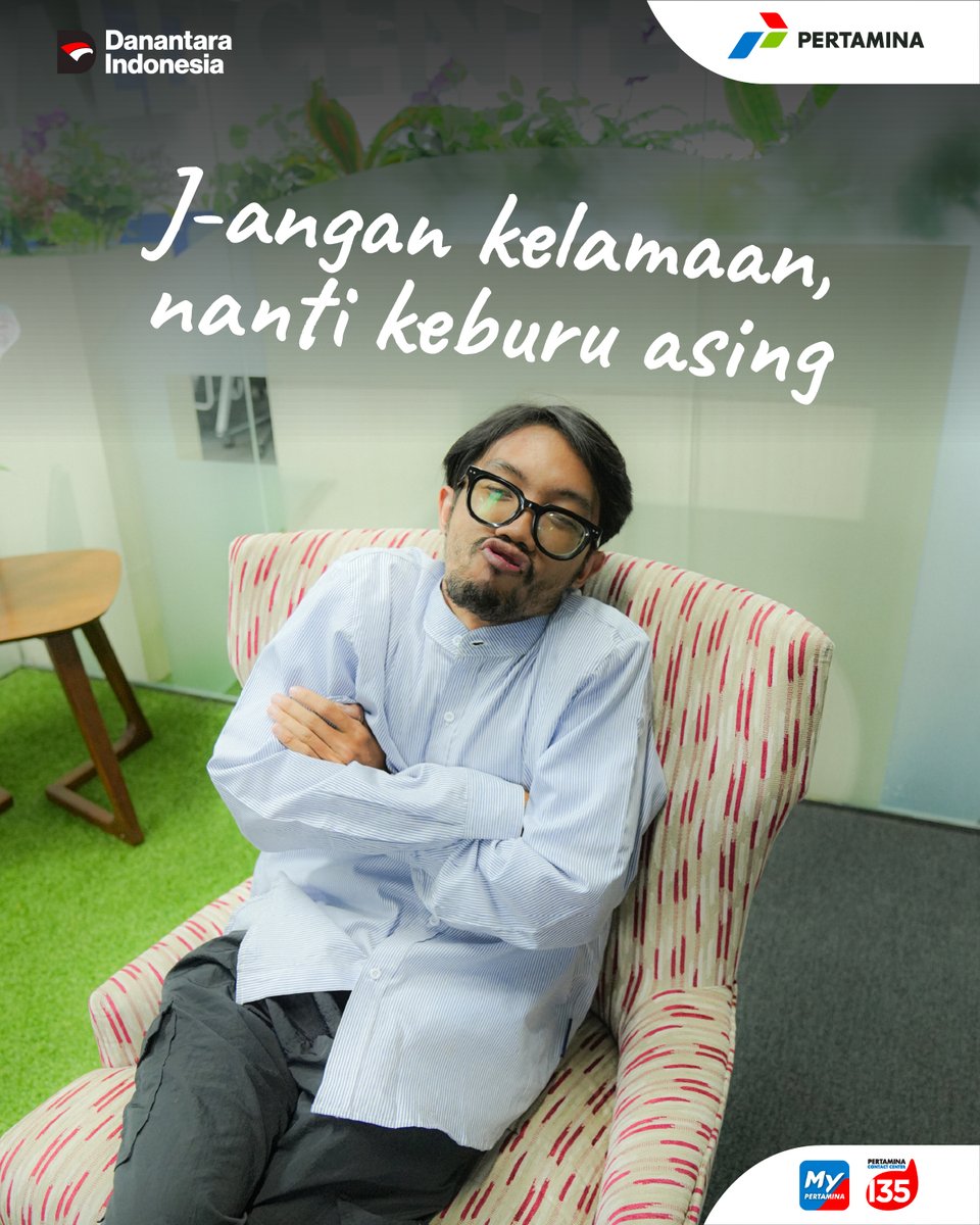 pertamina135's tweet photo. J-angan nunda-nunda buat pakai MyPertamina, nanti kamu sendiri yang nyesel karena nggak bisa dapetin keuntungannya 😜

#MyPertamina #Pertamina135 #PoinMyPertamina #Pertamina https://t.co/h6fCjxV7Pu