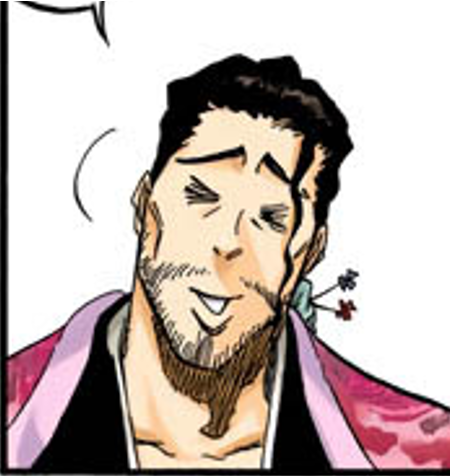 ivizard93's tweet photo. @AIZZEEN_SOSUKE Love Kyoraku's face 😂 https://t.co/KPIuZ9XkoB
