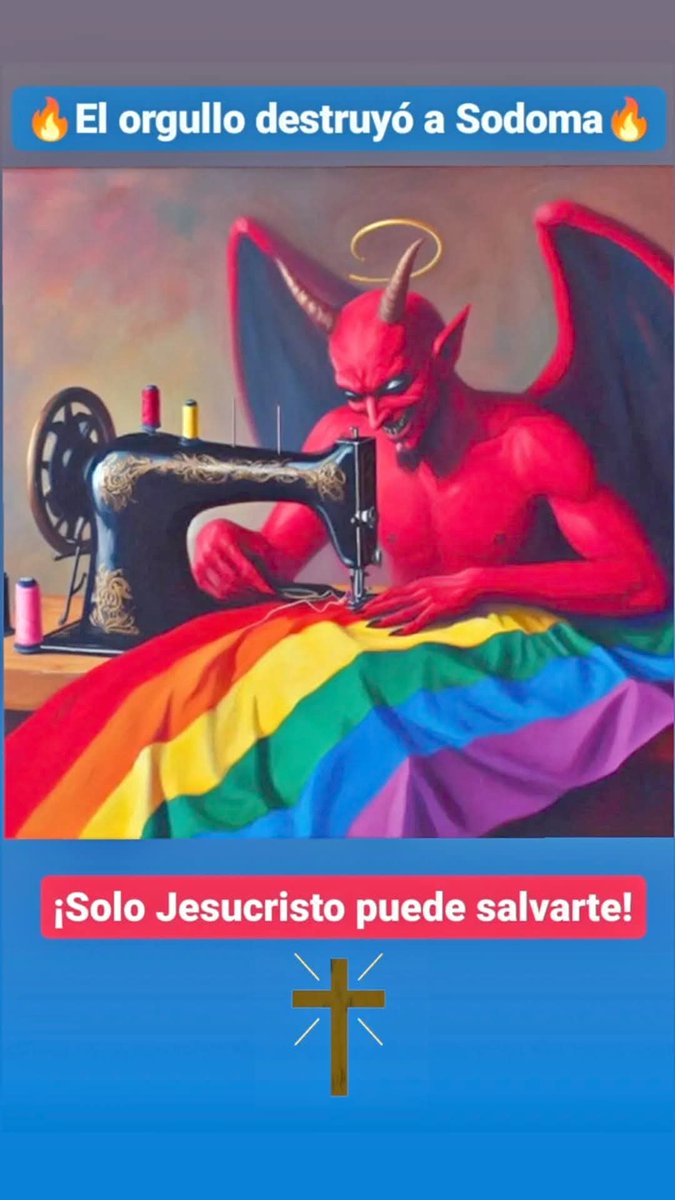 BeamonteHoracio's tweet photo. #pride Is a sin
Pride destroyed Sodom 
Homosexuality IS A SIN. 
#pridemonth2026 #gay #sodom #demon #trans #lgbttqia #gender #sex #viral #tendencia 
GOD HATES PRIDE AND PROMISCUOUS LIFES. https://t.co/lylOs7xS9y