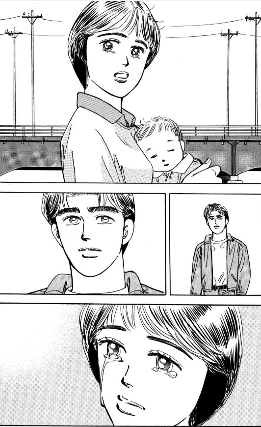 kriss_S's tweet photo. 平本の嫁とマサキのマーミの違い

平本の嫁：
すでにお腹に子供がいるんだから自分を選ぶと思っていた。しかし平本がGT-Rを選んだことによって、平本の元を（とりあえず）去って実家に帰るも、それでも平本を待っていた。平本もまたあの300キロ超のギリギリの所でアクセルを抜いて踏みとどまる。

マーミ：
悪魔のZに敗れたマサキに「10年のブランクを経て再び燃えた火はきれいに消えるかしら？」とカマをかけ、不完全燃焼であるがゆえにRGOの誘いを受けようとするマサキに別れを告げられるも、すかさず当初マサキが買う予定でキャンセルされたFDを買ってマサキの前に現れ

「あんたは終わったんだ。これ買ってやるからもうあんたは私のそばにいろ」

「ただしノーマルで乗ること」は「あんたは終わったんだ」と言う意味で、きれいに消えなかった火に水をぶっかける。

ここまで言って聞かせてから「あんたの子供のお母さんになりたい」。とどめに二回目の「本当に死ななくて良かったね」で本音を伝えるという非常にカッコよくなおかつ情深いツンデレっぷり。

チューニングカーで常軌を逸した速度で公道を走るといういかれた世界からの二人の生還者。

平本は呼び戻された。マサキは引き留められた。
平本もマサキもたぶん一生頭が上がらない。

#湾岸ミッドナイト
