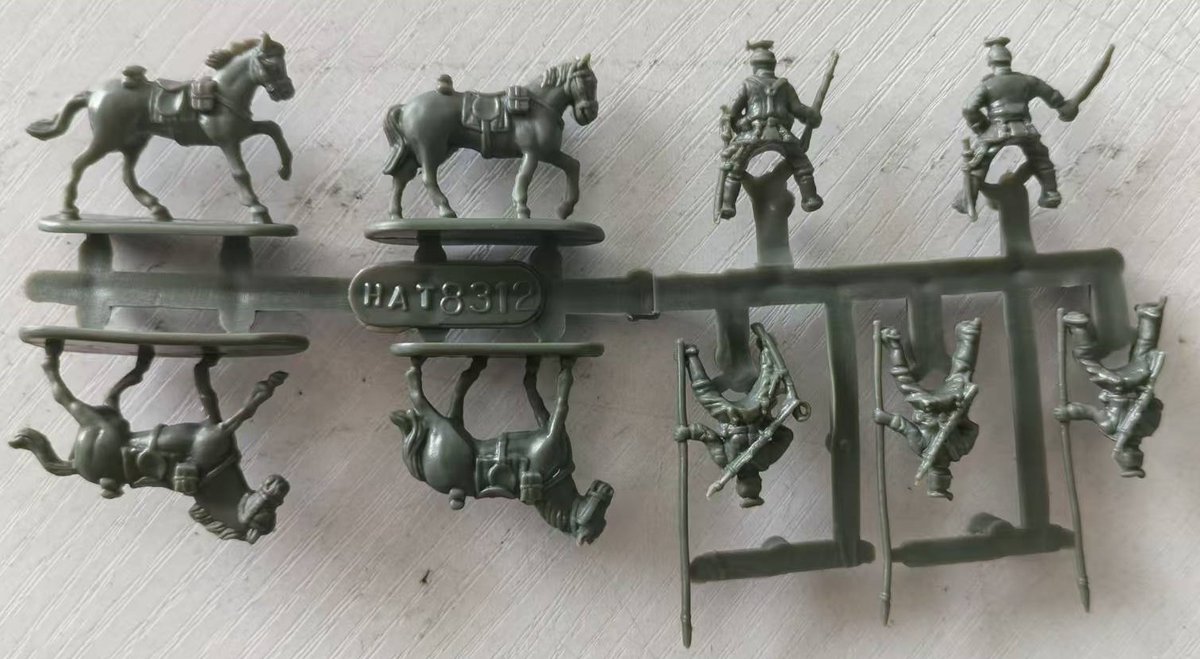 HatMiniatures's tweet photo. Test shots of WWI German Uhlans and German cavalry. https://t.co/h3UWu1pQQz