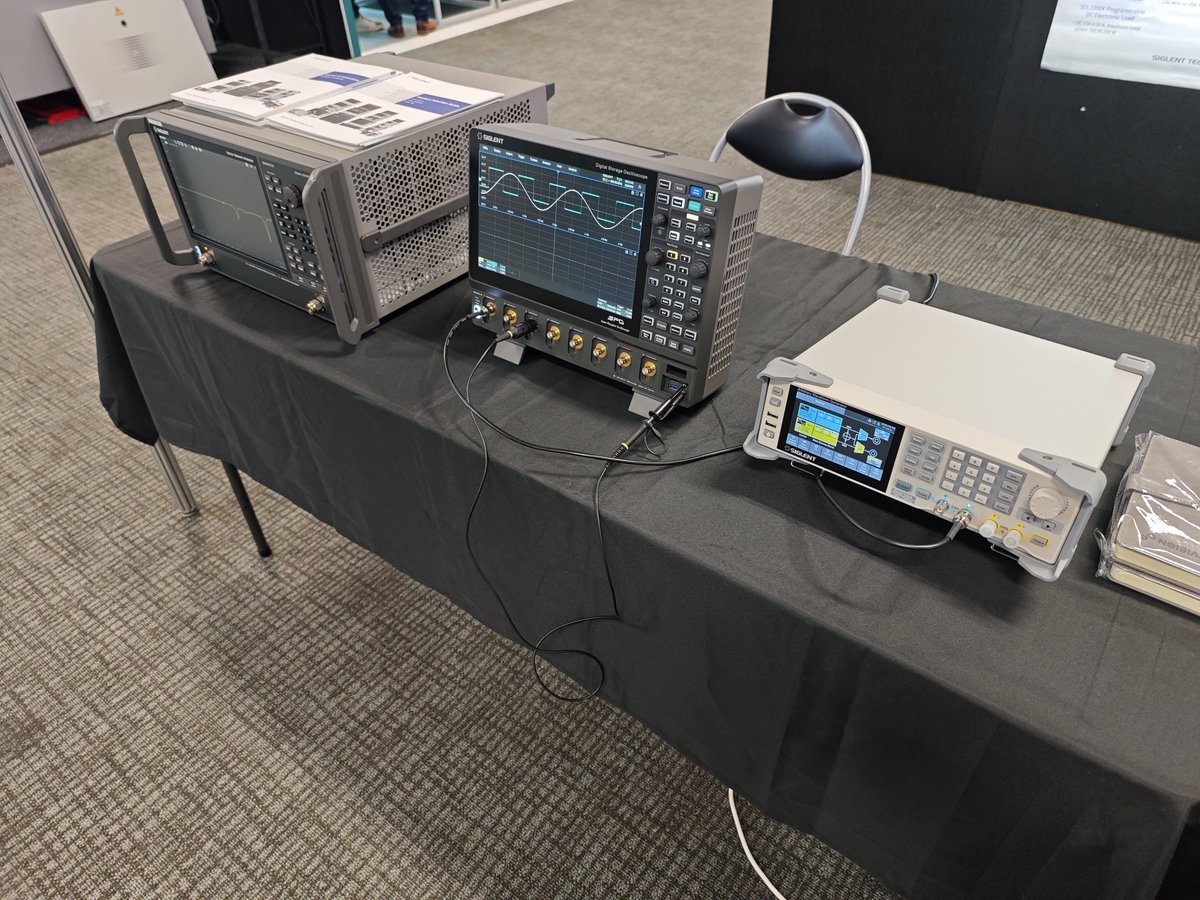 Siglent_Tech's tweet photo. SIGLENT at Electronex Expo 2026 – First Day!
We're excited to be exhibiting together with our Australian partner APPVision! Come and see the latest SIGLENT test & measurement equipment live at Booth E8.
📍 Rosehill Gardens - Sydney
📅 3 – 4 June 2026
#Siglent #Electronex #TestAndMeasurement #Expo