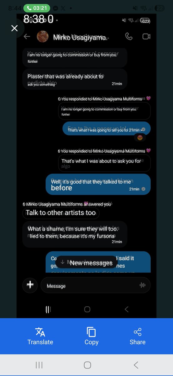 KatMissk4tt666's tweet photo. I'm gonna expose this person,  They stole someone's Fursona, The og owner sent me a message to talk and gave me plethora of proof that they were the owner, When I confronted this person they went into a transphobic rant and then pdocedes to sexually harass me

Proof bellow. https://t.co/NdkYLvhxeG