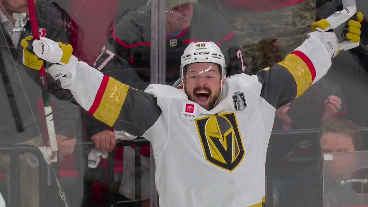 SportsCenter's tweet photo. Mood in Vegas rn 🔥

#StanleyCup https://t.co/lrhD7be9oH