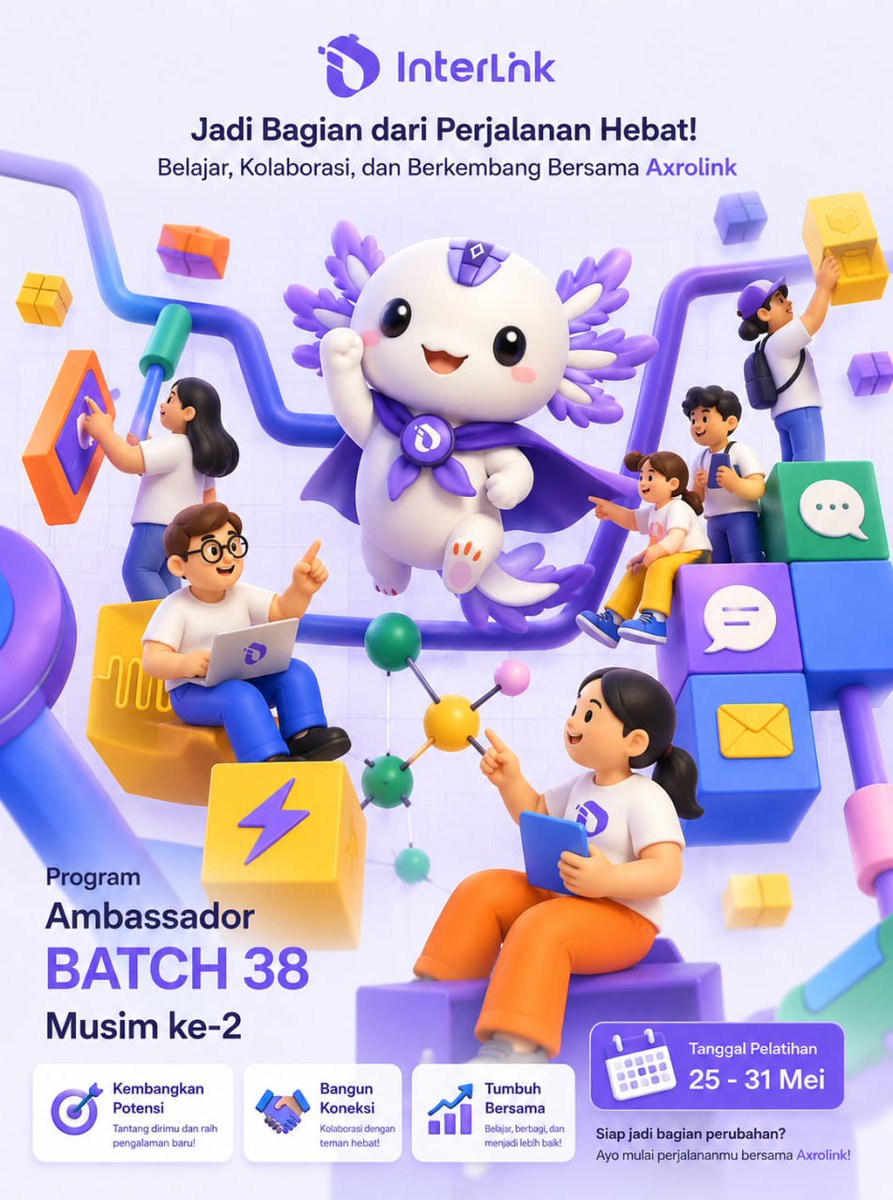 interlinklabsid's tweet photo. 📣 Hasil Evaluasi Akhir – Peserta Lulus Pelatihan & Rekomendasi Duta T3

Kepada Para Duta InterLink Global yang Terhormat,

Evaluasi Akhir telah selesai. Kami bangga untuk menyajikan daftar resmi Peserta Lulus Pelatihan dan mereka yang direkomendasikan untuk Duta T3.

Peserta Lulus Pelatihan Resmi Batch 38 https://t.co/3bqisAP90H 

Untuk informasi lebih lanjut tentang Program Duta InterLink Global dan apa yang akan datang selanjutnya, silakan baca detail lengkapnya di sini: Dokumen Program Duta: https://t.co/auNI06XQE1

Daftar Resmi Batch 39 Periksa di sini pelatihan Anda dimulai sekarang! https://t.co/3bqisAP90H

Sebelum Anda memulai tugas Anda, silakan luangkan waktu untuk membaca semua Aturan dan Pedoman Rumah Pelatih InterLink

( Peraturan yang Diperbarui ): https://t.co/Ex4I6ryGO5 
Untuk Tugas Onboarding atau Duta Pelatih Silakan baca: https://t.co/WamBVQOQoa

Selamat kepada semua yang lulus! Ini hanyalah awal dari peran yang lebih besar Anda dalam membentuk komunitas InterLink. 

Pendaftaran Terbuka 24/7 dan Meningkat menjadi Batas 500 per Batch! Silakan baca semua detailnya di sini: https://t.co/PpNnq4vFvt 

Formulir Pendaftaran: https://t.co/Ob7VTrgiUl

Gunakan Kode : 90281879

Untuk Rekomendasi Duta Inti Silakan periksa di sini! https://t.co/3bqisAP90H 

#InterLink #ITLG #ITL #InterLinkAmbassadors