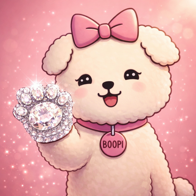 BoopiOnSOL's tweet photo. $BOOPI MFERS!🐶

$BOOPI LOVE DIAMOND PAW MFERS!💎
GRAB A BAG OF $BOOPI &amp; SEND IT MFERS!🚀

CA:
7fodN5Vn21kZdGfvA178ZNctqsZ2kCGVRHfFNEkboop

#BOOPI $BOOPI https://t.co/sXfK6dDU6t