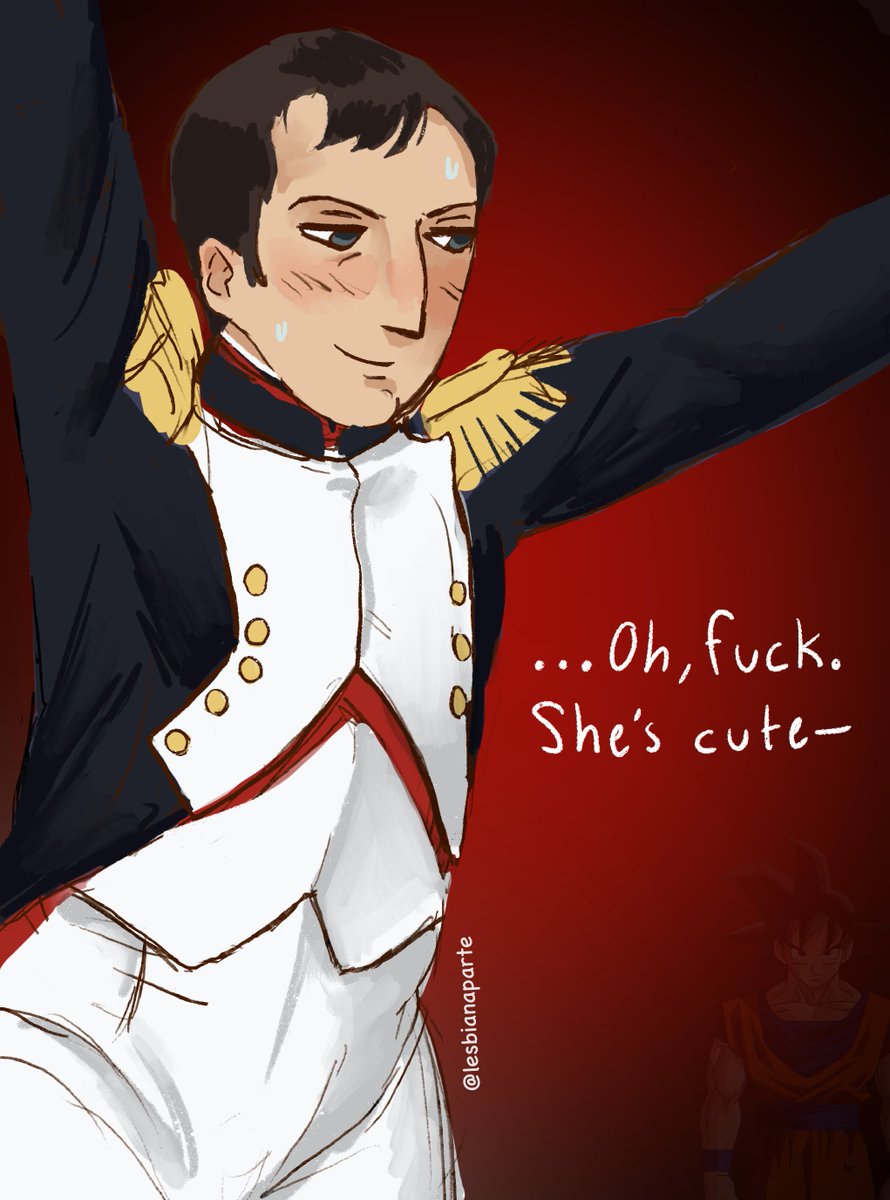 lesbianaparte's tweet photo. Redraw of the best image in the world #napotwt https://t.co/V6Oqqon9Po