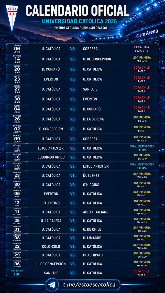BeerUC's tweet photo. Proximas Fechas #LosCruzados https://t.co/LeOeQG2Ha6