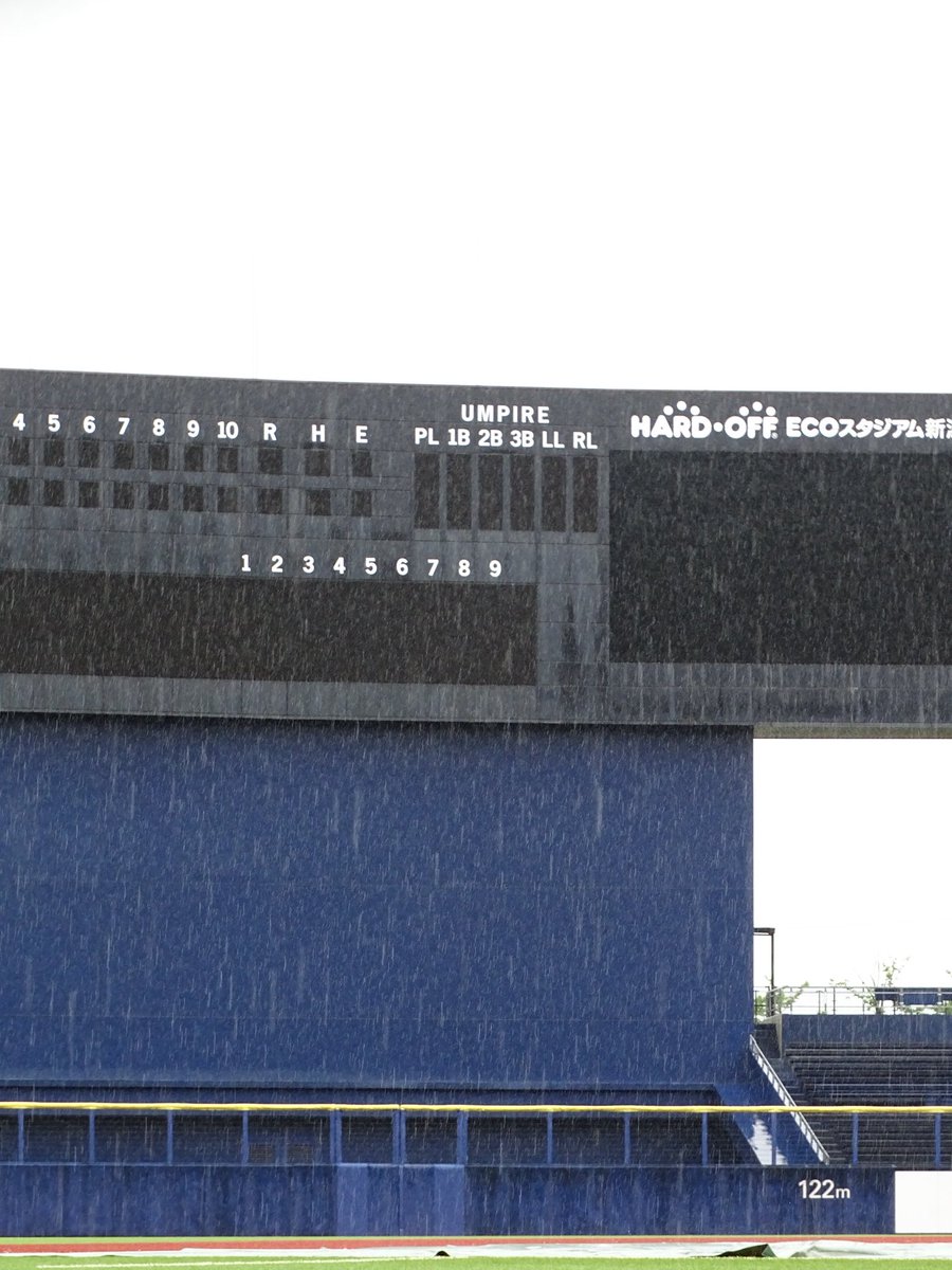 eco_stadium's tweet photo. 「エコスタバッティングセンター」は残念ながら雨天中止になってしまいました☔️

前回企画していた5/21に続いて２回連続の中止…。
楽しみにしていたみなさま、ごめんなさい。

また次のイベントで皆さまにお会いできることを楽しみにしております🍀

#ハードオフエコスタジアム新潟
#エコスタ https://t.co/jZcp4b3yfS