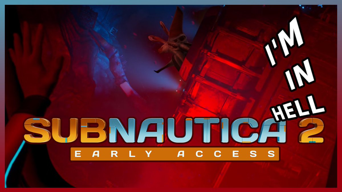 schmidttypants's tweet photo. New series! Watch me explore and face certain doom in the underwater world of Subnautica 2!! This game is so great so far. https://t.co/Zz7tz7EdoE