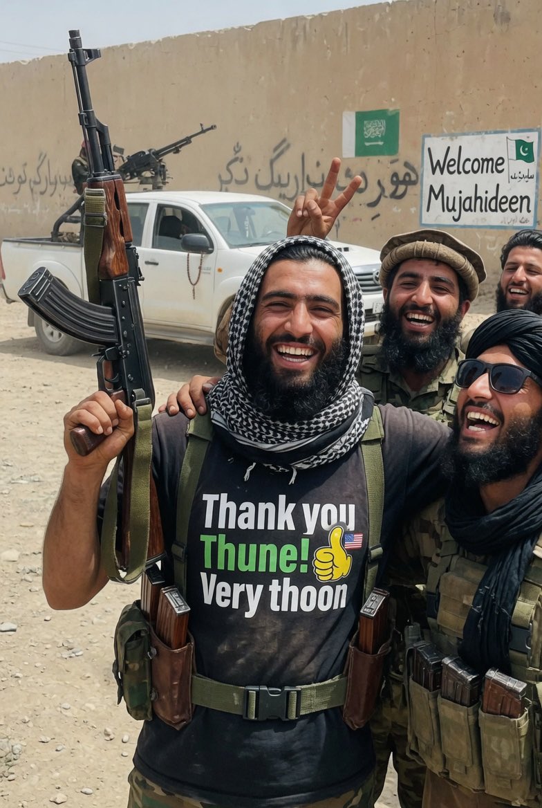 sub30seconds's tweet photo. @GreerStandsFree The Taliban thanks you! https://t.co/fQCok6w1w8