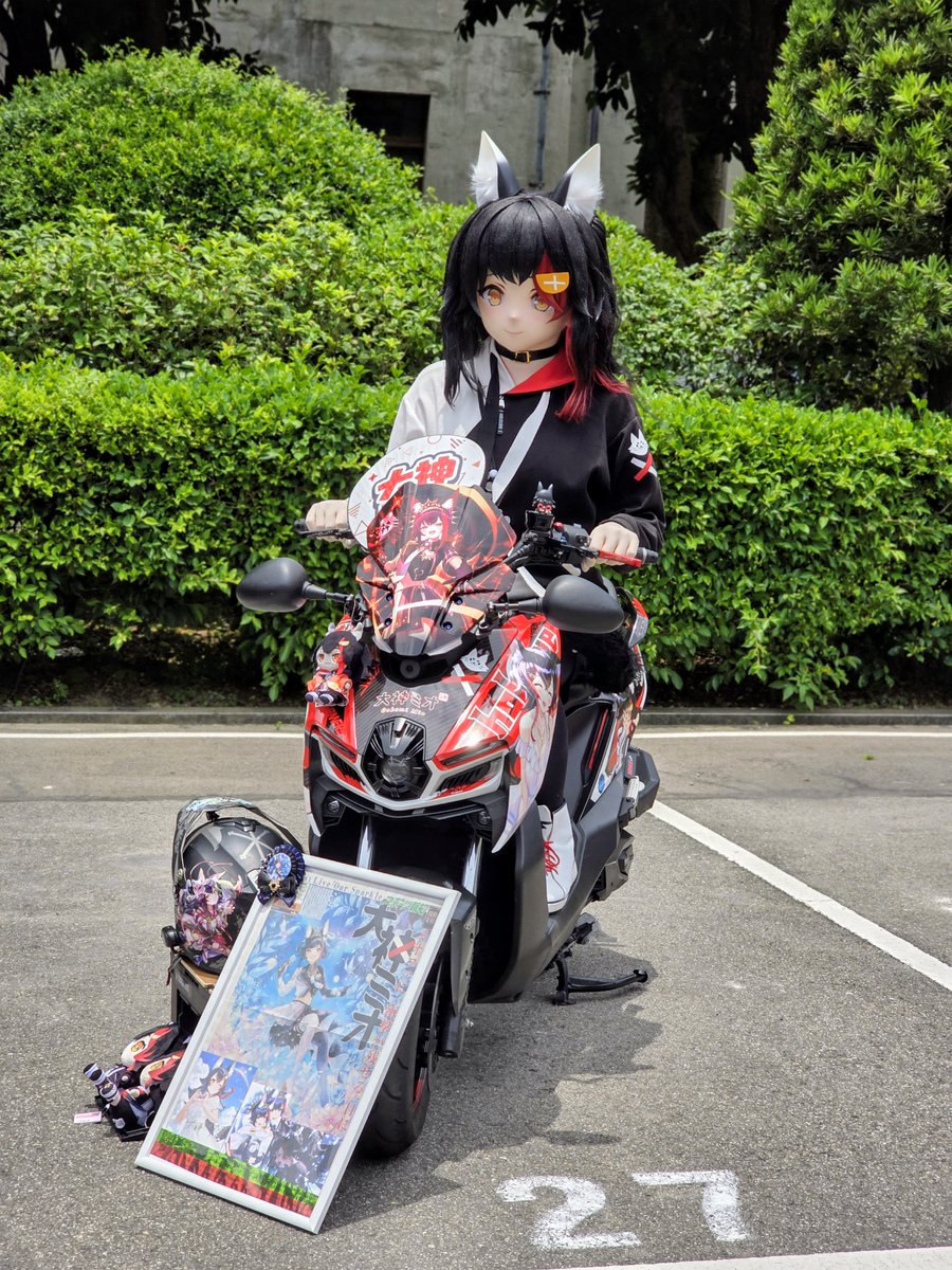 nainai_tr433's tweet photo. Mio騎車車

📸： @503321andy 
🎭： @HiDolls_mm 
🏍️： @lucien__deer 

#みおーん絵 
#kigurumi #cosplay
#新竹漫人祭 https://t.co/gpF4r4e96Y
