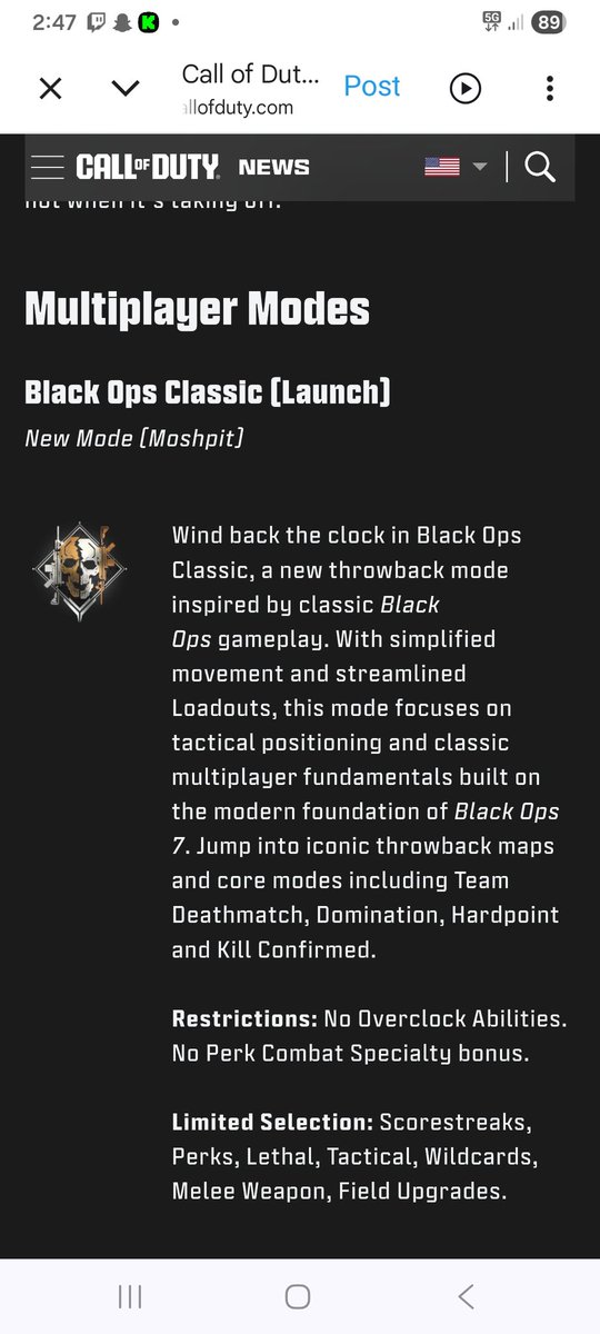 JoshDoake's tweet photo. @CallofDuty @Treyarch @TreyarchCM @ImMarksman
Thanks for listening Treyarch https://t.co/imLspk18is