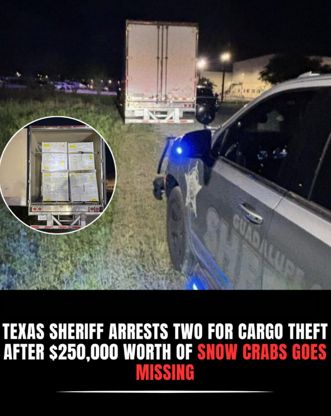 LabworksUSA's tweet photo. 250K Seafood Cargo Recovered — Two Arrested in Texas Theft Case — Authorities in Guadalupe County made arrests after tracking down a stolen shipment of high-value seafood.

According to the Guadalupe County Sheriff’s Office, the case began after reports that a load of snow crabs https://t.co/9rxcrJiGBK