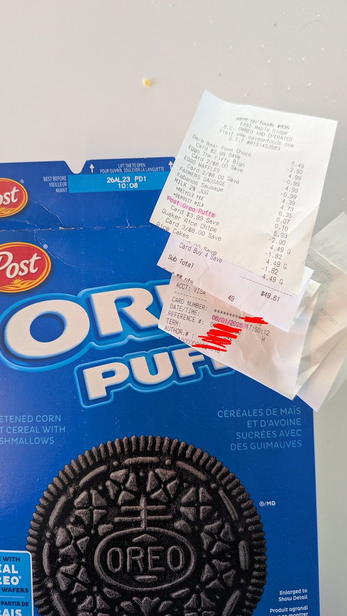 TheRealWiebe's tweet photo. What's up with selling expired food, @saveonfoods? https://t.co/GEuSZtu02F