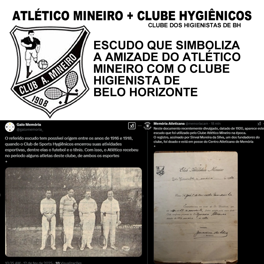 malandragembp's tweet photo. @Gabridefato O motivo @Gabridefato? Elitismo, higienismo.
Atlético Mineiro se uniu ao Club Hygiênicos, o clube elitista, eugenista e higienista de BH, que tinha como principal modalidade o tênis, um esporte que as elites praticavam por ser "higiênico". https://t.co/ZE2L89FZ56