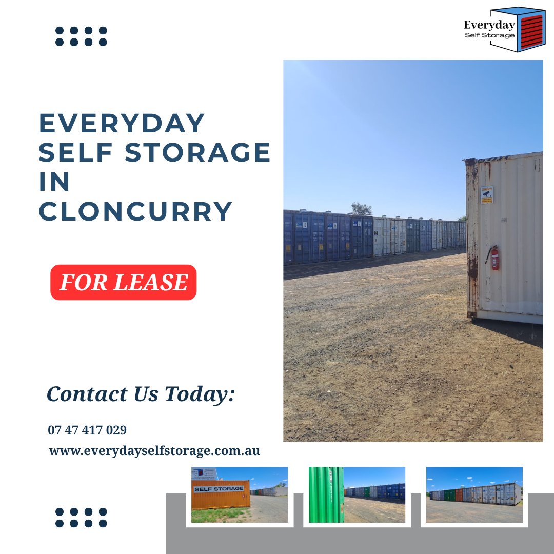 ESStorage2023's tweet photo. Everyday Self Storage in Cloncurry

Clear space, fresh start.

Contact us at 07 47 417 029 or PM me to make your self-storage booking. 

🌐 https://t.co/UkTAchekGz

#storagesolutions #affordablestorage #spaceforyou #businesssolutions #selfstorage #cloncurry #australia https://t.co/vRKD6Ehhhw