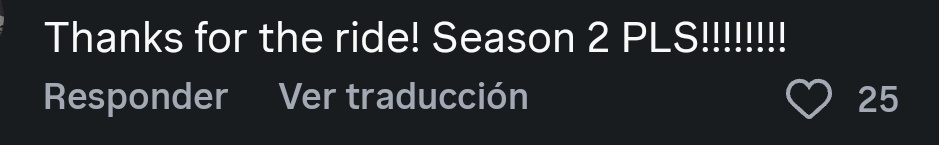 ThijWho's tweet photo. 12 episodios no fueron suficientes, el pueblo ha hablado https://t.co/xXAS6DcGlG