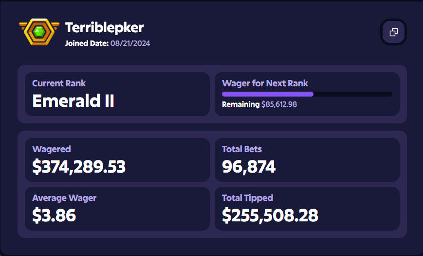 terriblepker's tweet photo. JUST LIKE THAT ANOTHER $5,000 LEADERBOARD PAID OUT FOR @Roobet PLAYERS THANK YOU SO MUCH FOR YOUR WAGERS COULDNT DO IT WITHOUT YOU GUYS! ❤️

ANYONE NEED HELP SIGNING UP TO ROOBET PLEASE DM ME ASAP!

$250,000 TIPPED OUT TO MY ROOBET PLAYERS!
➡️https://t.co/ztEwFvviKa https://t.co/JrjCUEoiF4