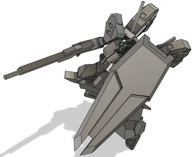 量産型νガンダムがカッコよ過ぎて、作業が進みません…