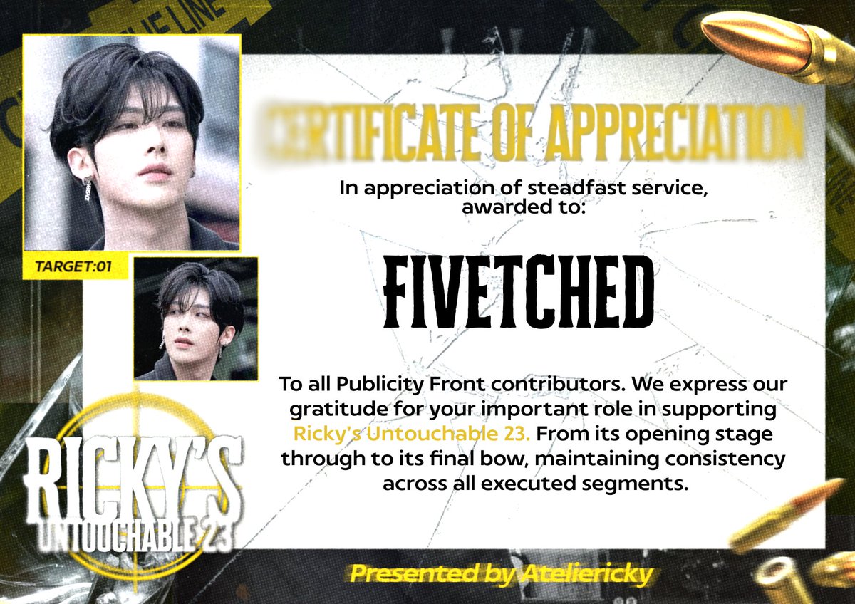 Fivetched's tweet photo. ✴ Congratulations @AtelieRicky on a successful project. We sincerely hope to continue our partnership in the future and work together on memorable projects! https://t.co/hDIel6K1uu https://t.co/CP5UjGIHNs
