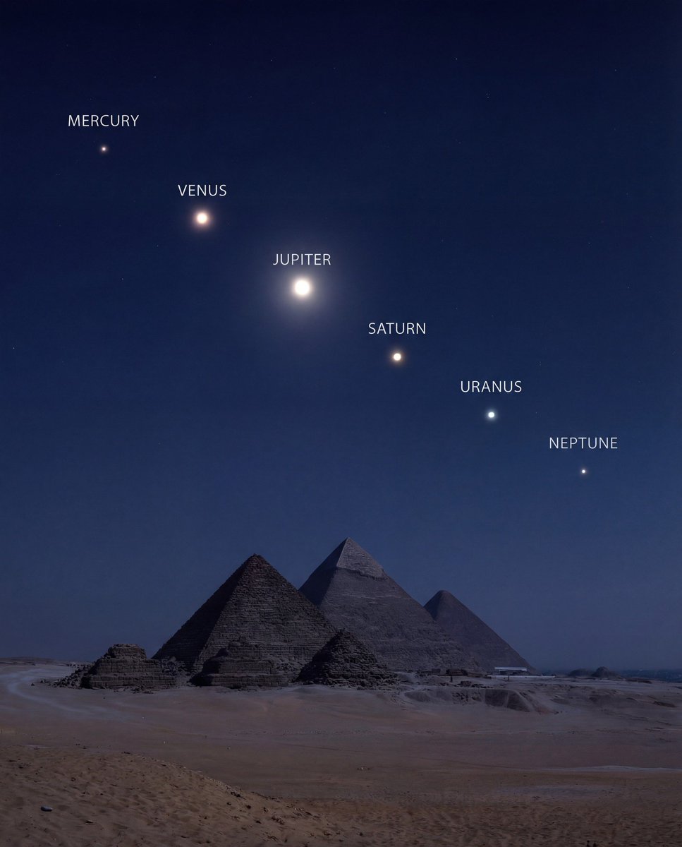 astroscroll's tweet photo. 🚨: The most important sky events of this decade is occurring on July 17th. 🌌 ✨

Six planets will align and put on a show of our lifetime. Mercury, Venus, Jupiter and Saturn will be visible to the naked eye from almost anywhere.

Uranus and Neptune will be visible to naked eye if seen from dark places.

MARK YOUR CALENDERS; July 17th. 📅✨