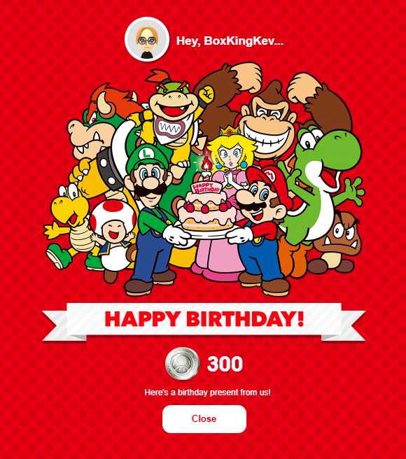 BoxKingKevin's tweet photo. Thank you @NintendoAmerica 
May I trade my Switch for an OLED version free of charge as a birthday present? 👉👈😇 https://t.co/XMSGp4gvbK