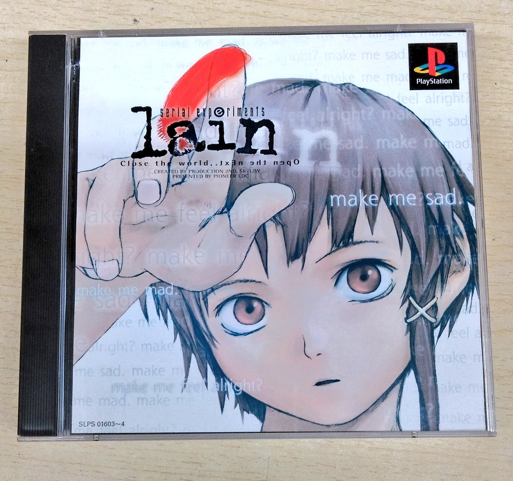 mmk_kingdom's tweet photo. #PSone
lainのお買取りさせていただきました❗
ショーケースに展開しました🔥🔥
なお他にも大量にPSoneソフトを
お買取り致しましたお求めの方や状態確認。
お気軽に桃太郎王国習志野店スタッフに
お声がけくださいませ❗ https://t.co/RqOuXwbRu4
