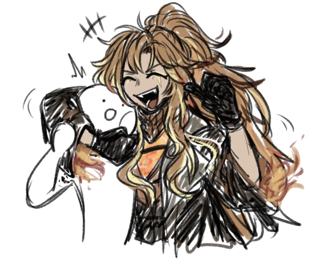 lotuslapin's tweet photo. Katigu-Ra messy doodle for her presence 🔥 https://t.co/YR2aNmq2hg