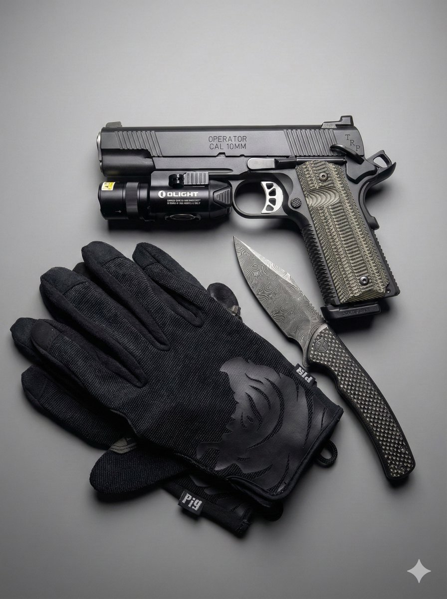 WEIMERICAWATCH6's tweet photo. @Manhattva The LDS long sword. My 1911 chambered in 10MM. https://t.co/O1NYhNQojZ