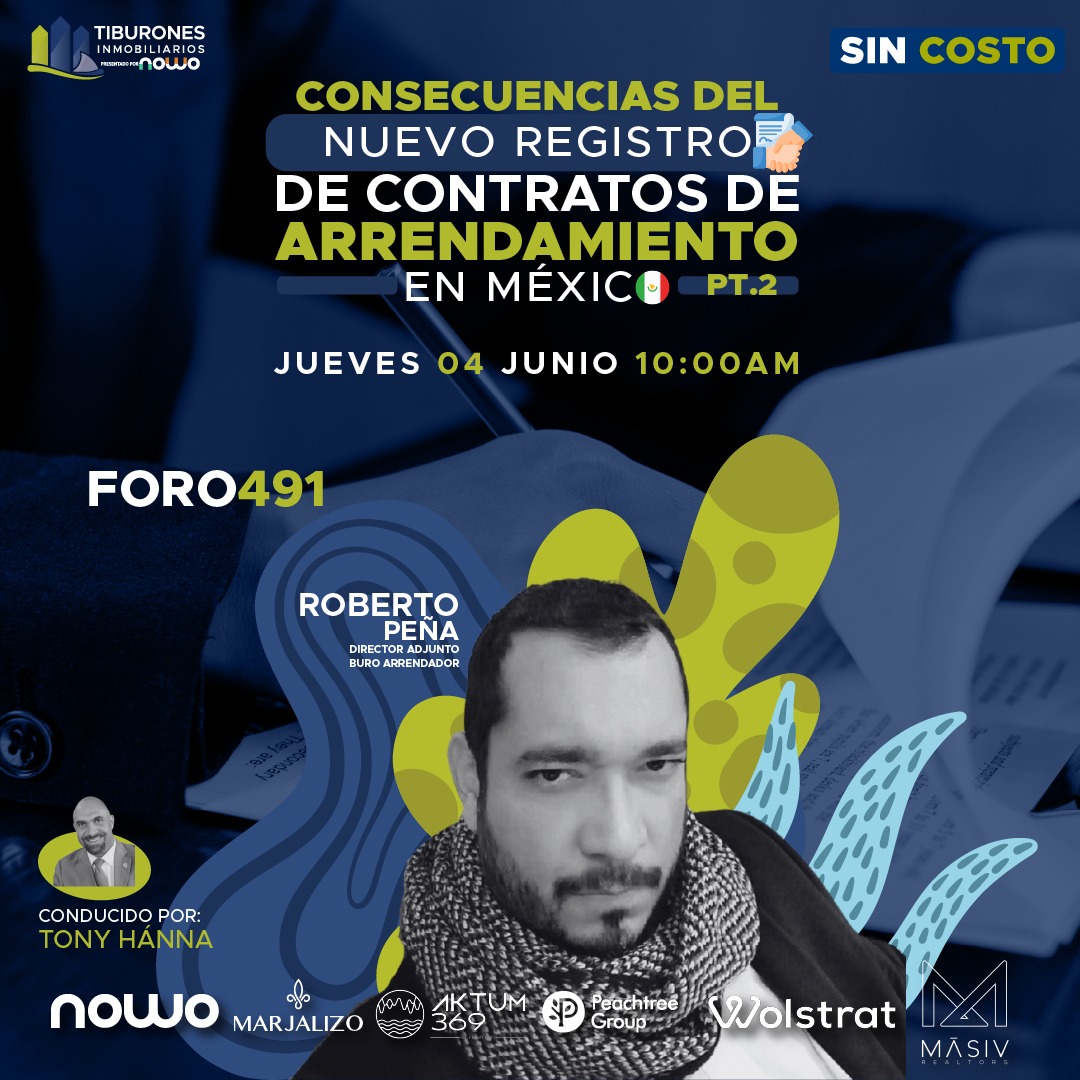 TiburonesInmob1's tweet photo. 📑🏡 El nuevo registro de contratos de arrendamiento está transformando el mercado inmobiliario. En este foro analizaremos sus implicaciones, retos y oportunidades para que los profesionales inmobiliarios puedan adaptarse a este nuevo escenario. 🧠📊🦈
https://t.co/7IqjM73MoI https://t.co/g4GcgAHwJd