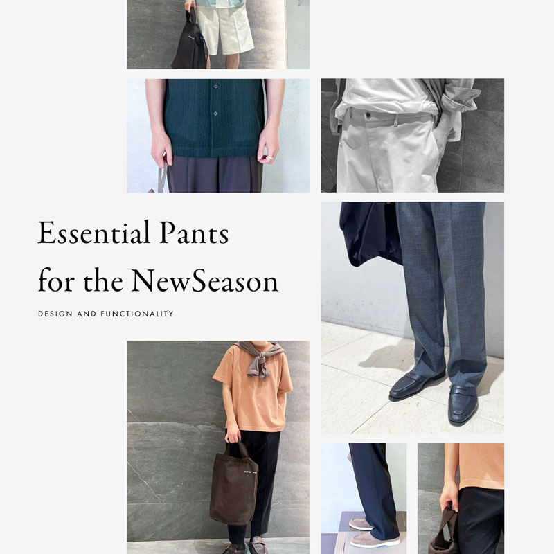 estnation's tweet photo. 【Essential Pants for the NewSeason】これからの季節を快適に、そしてスタイリッシュに導くボトムスにフォーカスした最新コーディネートをご紹介します。https://t.co/HEFkzvoqYq #estnation https://t.co/9D5XzVfhGm