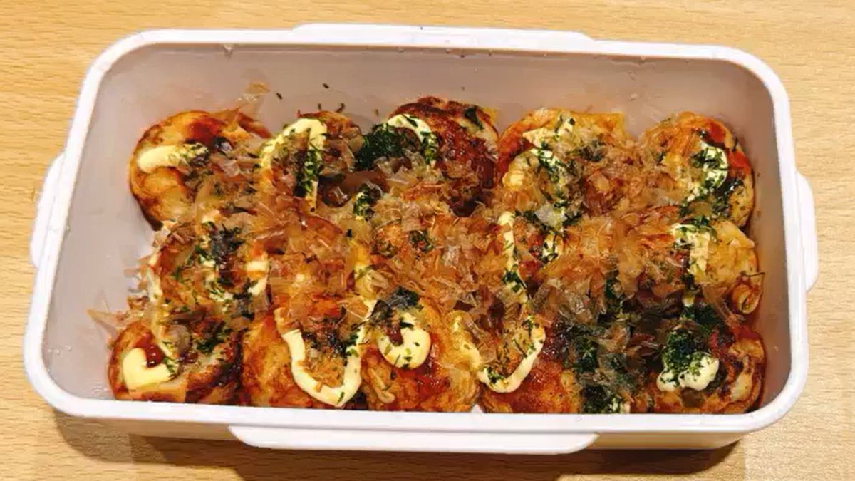 ジェルくんの作ったたこ焼き！！ 美味しそう～🧡 食べたーい🧡