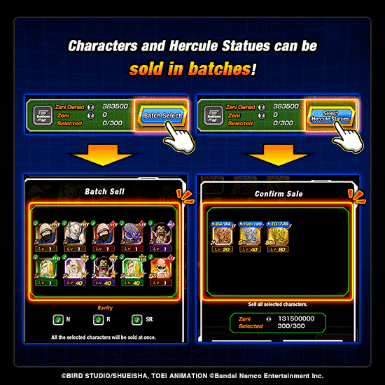 dokkan_global's tweet photo. 📢 Ver.6.2.0 is Here!📢

DOKKAN BATTLE has been updated
with tons of helpful new features!

✅ Bulk sell/exchange SR and lower rarity characters
✅ Jump straight to Baba's Shop from the item list
✅ Skill Orb details are now easier to view from the icon

For more updates and details,
check the in-game announcements👀

#dokkanbattle #dragonball