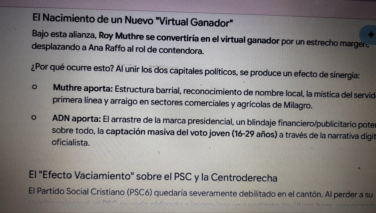 roymuthre's tweet photo. #MILAGRO pero qué pasaría si @roymuthre fuera por #ADN @DanielNoboaOk ? Ganaría las votaciones con 32% y si fuera por @RC5Oficial ganaría con el 39% @MashiRafael los invito a hacer encuestas y proyecciones @ecuavisa @Expresoec @24horasTA @tctelevision @eluniversocom @LaPosta_Ecu https://t.co/Fek0UkYtLR