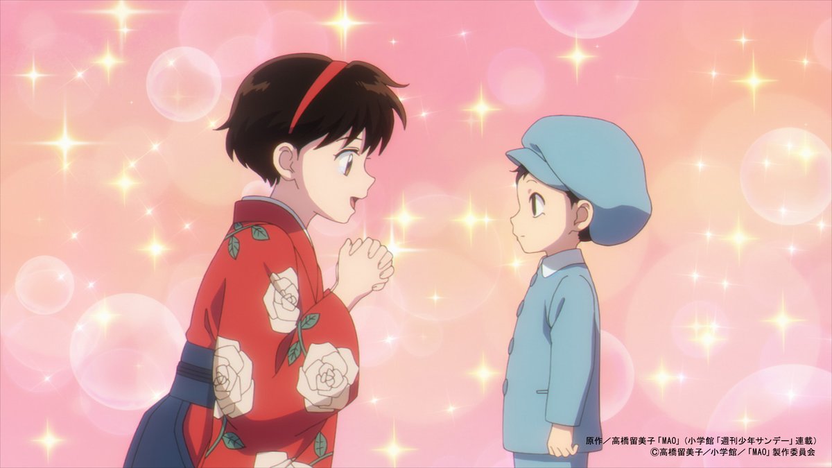 MAOanimation's tweet photo. ＿＿＿＿◣＿＿＿◢＿＿＿＿

 #アニメMAO 各話振り返り
   場面写真一挙公開WEEK
＿＿＿＿＿＿＿＿＿＿＿＿＿

第4話「鐘臨教事件」
現在、各配信プラットフォームで配信中！
気になるシーンをぜひチェック👀✨

#アニメMAO は
毎週土曜23時45分～NHK総合にて放送中
※放送は変更となる場合がございます。