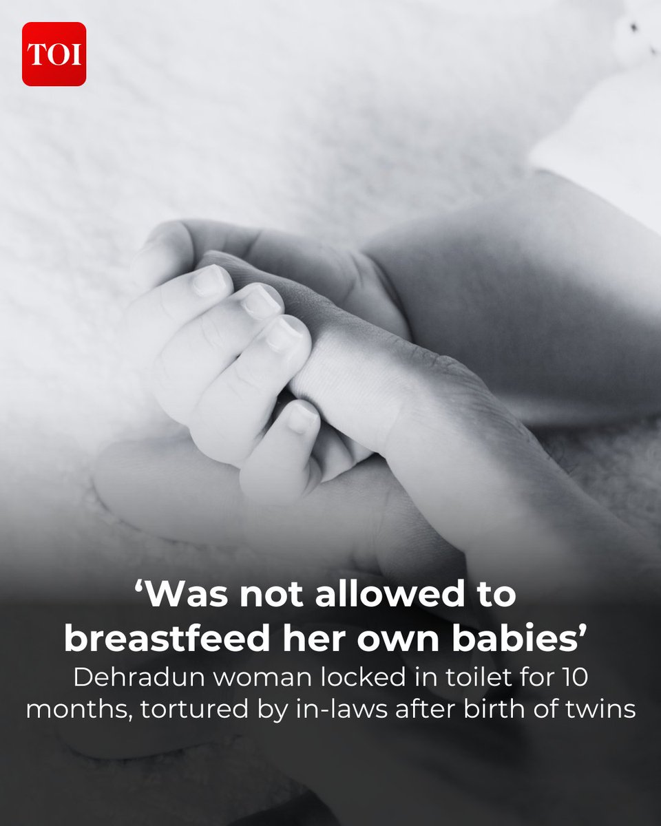 timesofindia's tweet photo. In a shocking case of domestic violence in #Dehradun’s Selaqui area, a 32-year-old married woman was allegedly locked in a toilet for 10 months and brutally assaulted by in-laws including attacks on her privates with bottles and sticks after a year of her marriage to a teacher posted in a #KendriyaVidyalaya (KV) in #Delhi.

More details 🔗https://t.co/7lUBL5u4Wg